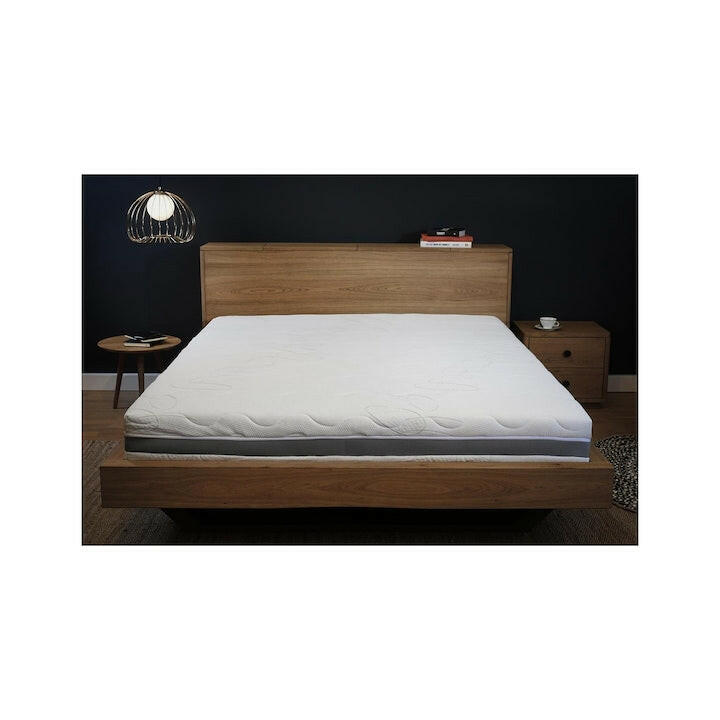 Saltea Ortopedica, Buona Notte,Elis, 20cm, spuma poliuretanica 7 zone comfort, hipoalegenic, reversibila, fermitate medie, husa Heros